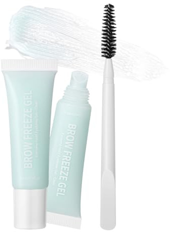 Gel Sourcils, Fixateur Sourcils Tenue Longue Durée, Gel 12Ml Résistant Séchage Rapide Naturel Résistant à l'Eau avec Applicateur pour Femmes Quotidien Soirée Mariage Voyage Fête Occasionnels