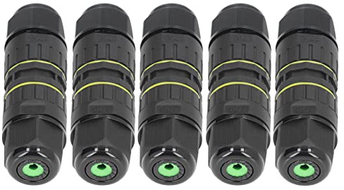 Garden Junction Box LED Light M25 3 Core Wire Connector Box IP68 9-12mm Junction Box for Outdoor Lighting Electronics