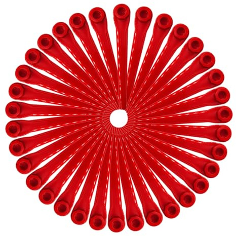 COYUN 40 Stück Kunststoffmesser Kompatibel mit Rasentrimmer Gardena EasyCut 23/18V, SmallCut 23/18V, ComfortCut 23/18V, Trimmer Klingen Ersatzklingen für Gartenpinselschneiderzubehör