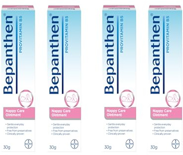 Bepanthen Nappy Care Ointment, 120 g (Pack of 4)