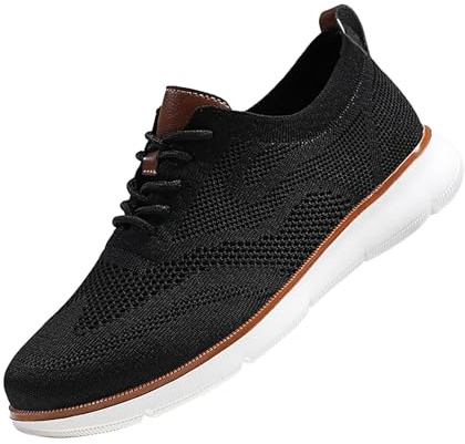 Generiska sneakers, affärsskor, herr, kostymskor, eleganta tygskor, ventilerande sportskor, breda fötter, tennisskor, nät, promenadskor, mode, båtskor, wearbreeze slip-skor, Vit, 39 EU