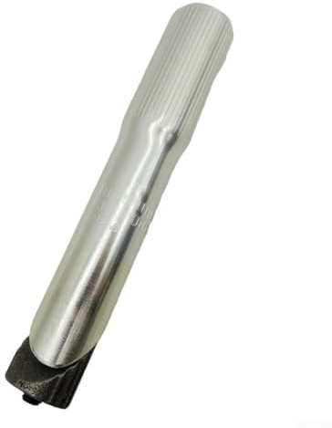 Hosrivae Lenkervorbau aus Aluminiumlegierung für Mountainbikes – 31,8 mm Klemme, 28,6 mm Gabel, -8 ° Winkel, 45 mm Länge, schwarz, kompatibel mit AM-Fahrrädern (blau)