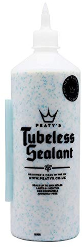 Peaty's Tubeless Sealant – flüssiges Dichtmittel für Fahrradreifen (1 Liter Werkstattflasche)