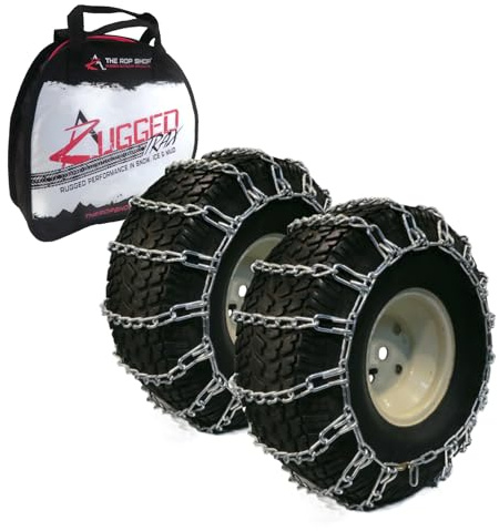 New Pair 2 Link Reifen Ketten 24 x 12–12 Für Rasenmäher John Deere Traktor Rider von The ROP Shop | Für John Deere Rasenmäher Traktor Rider
