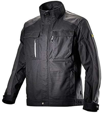 Utility Diadora Softshell WORKWEAR JKT Tech ISO 13688:2013, Black Coal, taglia XS