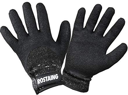 ROSTAING - Guantes mixtos Macpro para trabajos de construcción, negro, 2 unidades (lote 1) EU