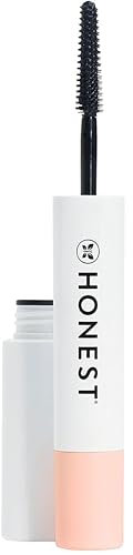 Honest Beauty Wimperntusche (extreme Länge) mit Wimperngrundierung, 2-in-1-Stärkung der Wimpernlänge, Volumen und Definition, frei von Silikonen, frei von Paraben, Dermatologen und Augenärzten getestet, ohne Tierversuche, 7,9 ml