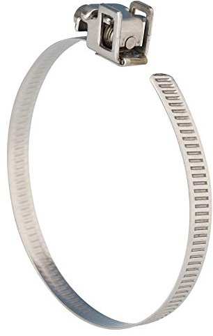 Jubilee Stainless Steel Slotted Screw Quick Release Strap, 7mm Band Width SS 50-150mm