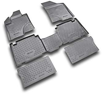 Element Gummimatten Passgenaue Fußmatten Hyundai IX 55 2007-6tlg