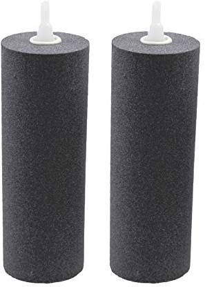 AQUANEAT Aquarium Air Stones 6x2 inch 2 Pack, Large Airstone, Aerator Bubble Diffuser, Air Pump Accessories for Aquariums, Hydroponic, Ponds and Fish Tanks