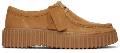 CLARKS Torhill Bee Light Tan Nubuck 35