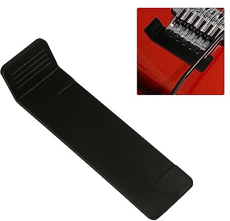 Guitar Tremolo Bridge Werkzeug, Stabiler Kunststoff Tremblock zum Anheben von E-Gitarrenbrücken, Gitarrensteg-Einstellwerkzeug zum Einfachen Stimmen und Schnellen Saitenwechsel (Schwarz)