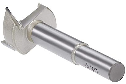 MACHSWON Forstner Drill Bits Tungsten Carbide Wood Hole Saw Opener Drill Bit 30mm,Woodworking Drilling Boring Bit Cutter