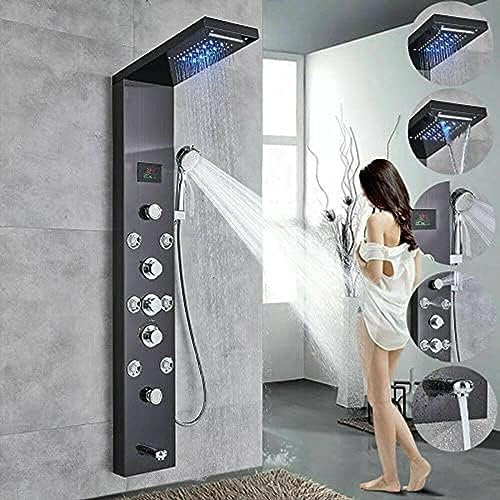 Duschpaneel-Turm, Wand-Duscharmatur-Set, Massagesystem, Duschsäule