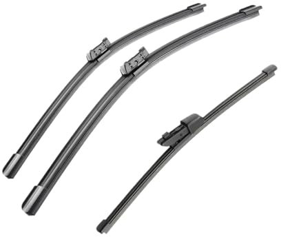 QPRPWHZI Scheibenwischer Für VW Für Golf 7 MK7 Fließheck 2012-2018 Vorne Hinten Wischer Klingen Bürsten Auto Zubehör Auto Wischer Klinge Auto Wischerblatt
