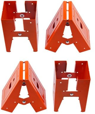 sawhorse brackets, Saw Horse Clips, Woodworking Table Mobile Bracket Fixing Clip, Easy to Use Saw Horses Brackets, Carpentry Wooden Furniture Reinforcement Clamp Hardware Connectors(Retaining clips)