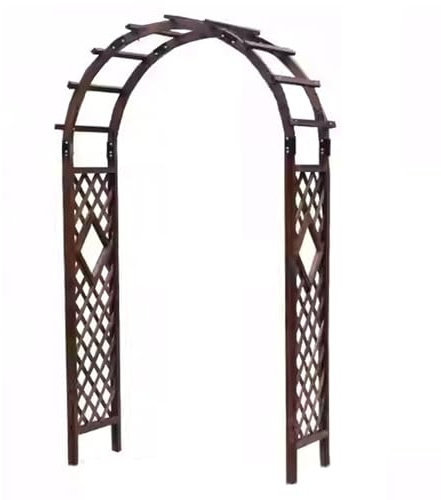 Arche De Pergola Extérieure, pour Pelouse, Décoration De Fête, Cérémonie, Arche De Jardin En Bois, pour Plantes Grimpantes, Vignes De Rosiers, Tonnelle De Jardin, Support De Toile De Fond(140cm/55.1in