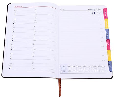 DIYEAH Agenda Notizbuch Eleganter Planer Für Tägliche Termine Effektive Notizen Und Kreative Für Schüler Studenten Und Berufstätige