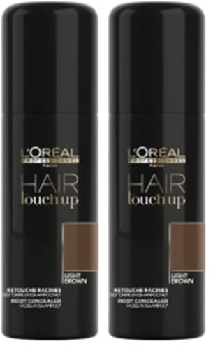 L'Oréal Professionnel Paris Hair Touch Up Light Brown Root Concealer Professional Pigments Anti-Growing Roots for Light Brown Hair 75ml