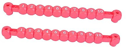 iplusmile 2stücke Tischfußball Zähler Multifunktionale Kunststoff Zählmarken Für Tischfußball Installieren Ergonomisches Design Für Punktestandführung Rot