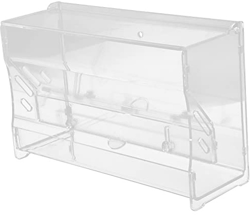 ERINGOGO Récipient Automatique pour Nourriture De Poules Distributeur Multi-Usage pour Oiseaux Et Perroquets Boîte Alimentaire Acrylique Transparent pour Élevage Ferme