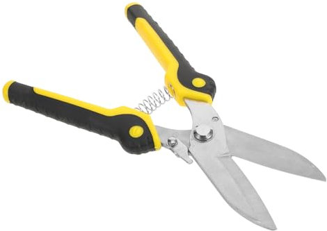 NUOBESTY Metal de Inoxidable Tijera de Corte de Metal Herramienta Pesada de Corte de Chapa Multiusos con Mecanismo de Seguridad