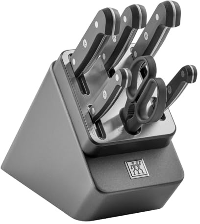 Messerblock Set Selbstschärfend / Esche / 7-teilig