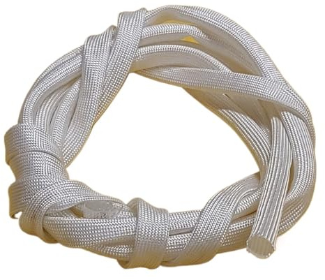 Guaina Per Cavi Elettrici Flessibile 1m Ad Alta Temperatura Intrecciata In Fibra Di Del Cavo Tubo Della Vetro 1-25mm Diametro(10mm)