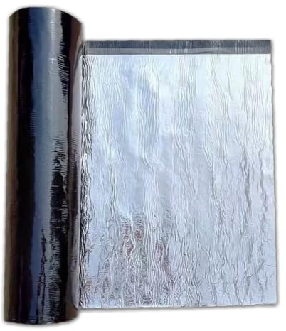 NLUMEC 60cm Breites Bitumenbahn Dachpappe Aluminium Klebeband, 1mm Bitumen Dichtband Selbstklebend Wasserdicht, Bitumenband Dach Reparaturband für Reparatur Dach Gartenhaus(20x500cm)