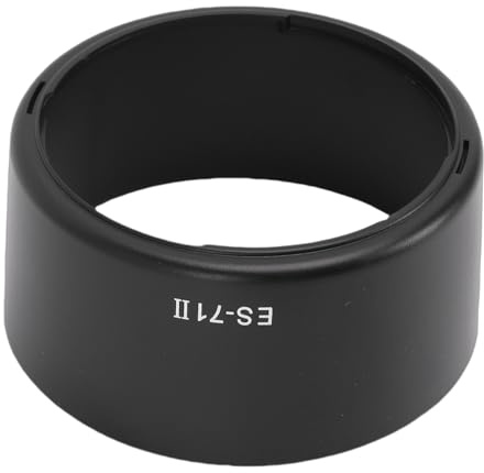 Annadue 58 Mm Motljusskydd, Speciellt Utformat för EF 50 Mm Blockerar Oönskat Ljus och Minskar Reflexer, Kompatibelt med 58 Filter och Objektivlock, Lättviktigt
