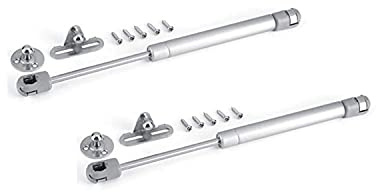 2Pcs Gas Spring Lift Supports for Kitchen Cabinet Doors, Furniture Lid Stays, and Cupboard Hinges - Heavy Duty Pneumatic Strut 150N / 15KG