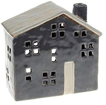 Village Pottery Joe Davies Town House Tealight Holder - Large Blue JD310774 | JD310774