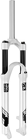 LvTu Mountainbike Gabel 26 27,5 29 Zoll Ölfeder MTB Vorderrad Feder Gabel Legierung Gerade Röhre Manuelle Sperrung Fahrradzubehör (Size : 26 inch)