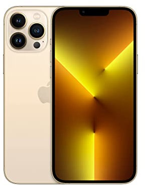 Apple iPhone 13 Pro Max, 256GB, Gold - (Renewed)