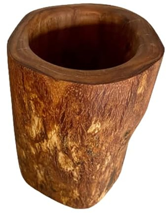 D.O.M. Utensilienbecher RUSTIKAL aus Olivenholz