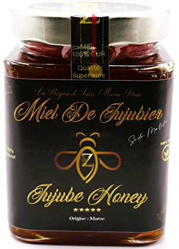 Miel de Jujubier Royal du Maroc - Miel Sidr el Maliky 100% Naturel - Pot de 500g