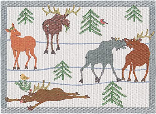 Ekelund - Tischsets (2er Set) Clumsy Moose 35x48 cm 100% Baumwolle