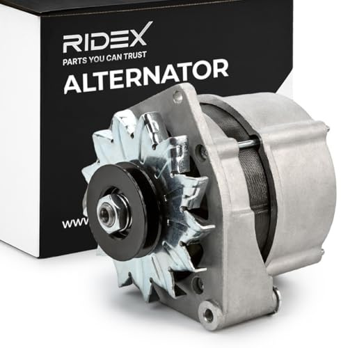 RIDEX 4G1344 Lichtmaschine 65A Generator LiMa 12V Alternator mit Riemenscheibe Kompatibel mit VW GOLF II 19E, 1G1 171903845 1182151 1183447