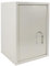 UISEBRT Caja fuerte para muebles con cerradura de doble barba, caja fuerte para llaves, caja fuerte para dinero, caja fuerte para casa, oficina, hotel, 35 x 31 x 50 cm, color blanco