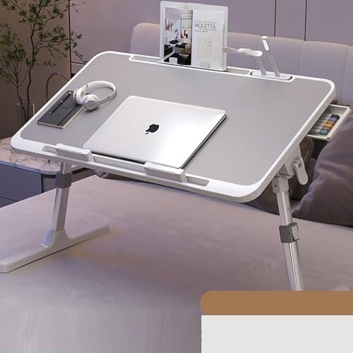 Stehpult mit Schubladen, USB-Anschluss, höhenverstellbar, Klappschreibtisch für Gaming, Schminktisch, Büro, großer Schreibtisch, stabil und langlebig, winkelverstellbar