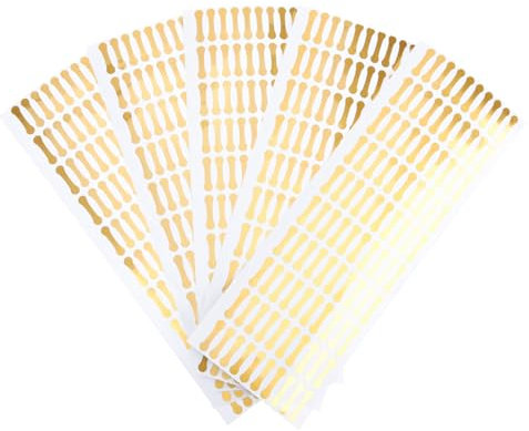 FOYTOKI Tamper Proof Stickers PVC Self Adhesive Tamper Seal Labels 2x0.5cm for Food Safety and Packaging 500pcs