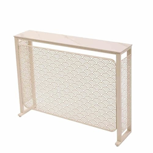 Funda Para Radiador, Estante Para Radiador Vertical, Radiador Cubre Armario Radiadores Moderno Estante, Cubierta De Radiador Moderna Para Sala De Estar Mueble Decorativo Con Calefacción(White,80*25*80