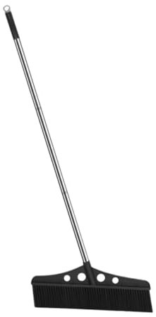 Healvian Ergonomic Handle Push Broom for Garden Heavy Duty Sweeper Wide Brush for Outdoor Cleaning