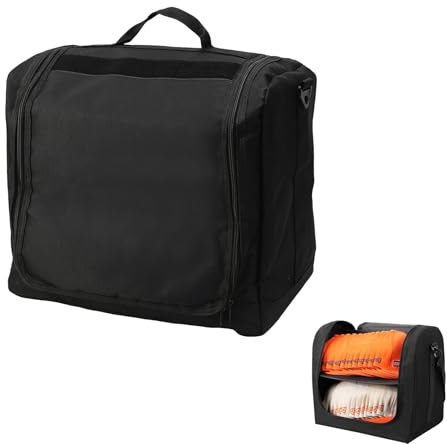 Liwankaqi Cappellino da baseball, organizer da viaggio, grande capacità, cappello da baseball, per 24 tappi per palline, per viaggi e conservazione a casa, colore nero, 35 x 40 x 25 cm