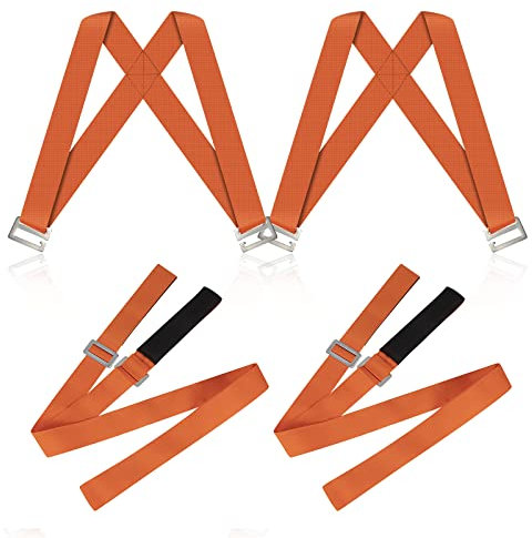 Tragegurte Umzug, 2 Personen Tragegurt, Schwerer Möbel Transportgurt zum Ziehen und Bewegen, bis zu 270 kg Einfaches Heben, Tragen für Haushaltsgeräte, Klavier, Gegenstände, 3 m Länge