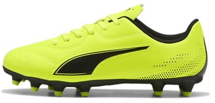 Puma Unisex Kinder Vitoria Ii Fg/Ag Jr Fussballschuh, Yellow Alert Puma Schwarz, 34 EU