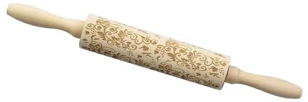 IMIKEYA Rullo Classico in Legno Per Impastare Mattarello Per Pasta Professionale Rullo Per Panettieri in Legno Di Durevole e Robusto Per Cottura Fai Da Te Per Pasta Biscotti Pizza e Molto