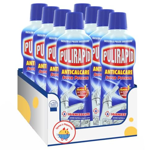 Detergente anticalcare igienizzante per bagno e cucina – formula concentrata – 750ml – Variazioni 4/8/12 Pezzi (8)