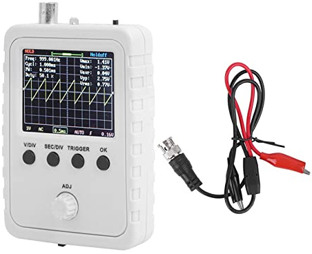 Ticfox Oscilloscope Portable Portable, Kit D'oscilloscope Numérique DSO150 Kit D'oscilloscope Numérique 15001k 0‑200KHz 5mV / Div - 20 MV/Idv