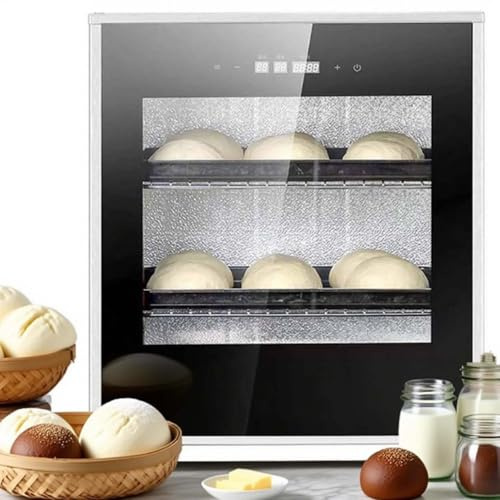 LYNNEYING Máquina Eléctrica Proofer De Masa 40L, Fermentadora Para Yogurtera, Humedad Ajustable 60-90%, Temperatura 20-50°C, Calefacción Envolvente, Para Panadería Profesional Y Yogur